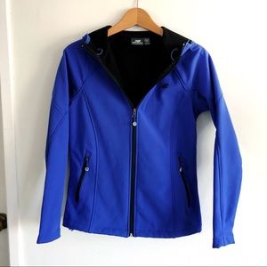 New Balance Rain Jacket (Blue // Purple - size S)